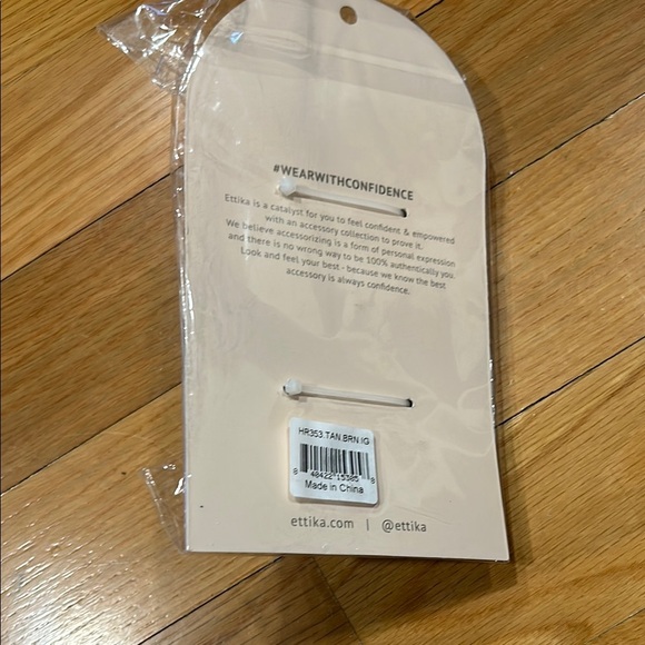 Ettika Pink and Brown Hair Accessories - Picture 2 of 3